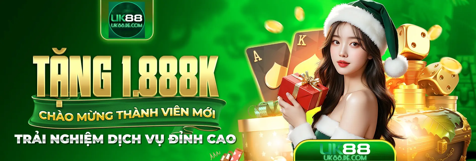 Uk88 tặng 1888k chào mừng thành viên mới