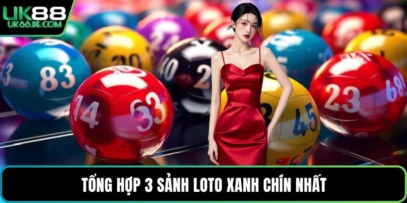 Tổng hợp 3 sảnh loto xanh chín nhất